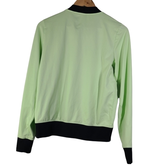 Athleta Bombastic Bomber Jacket S Lime Green - Picture 2 of 4